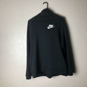 Black nike Hooded sweatshirt